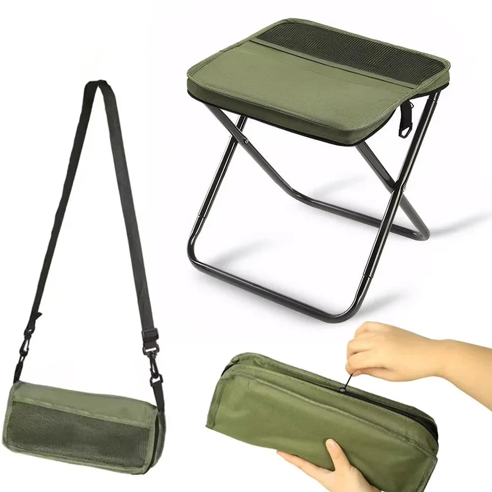 Foldable Tripod Camping Stool