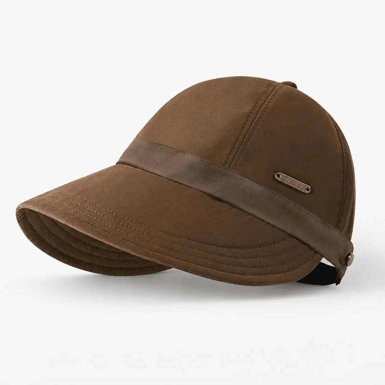 Foldable Wide-Brim Sun Hat with UPF 50+ and Adjustable Strap