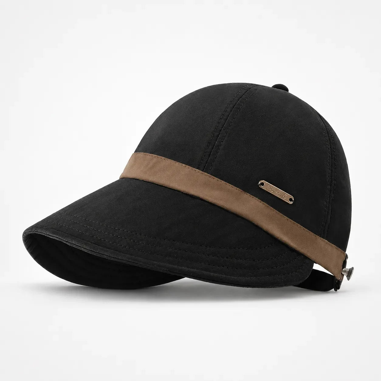 Foldable Wide-Brim Sun Hat with UPF 50+ and Adjustable Strap
