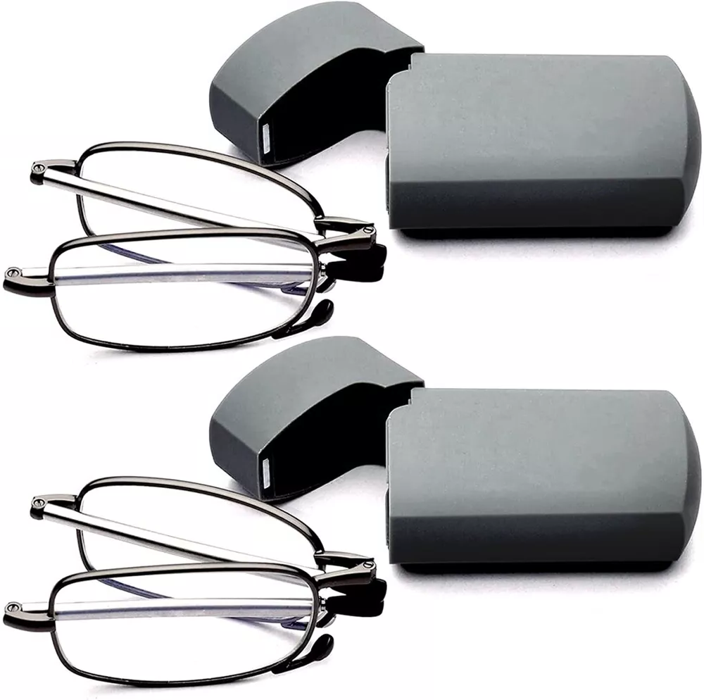 Folding Reading Glasses with Case - Portable Design