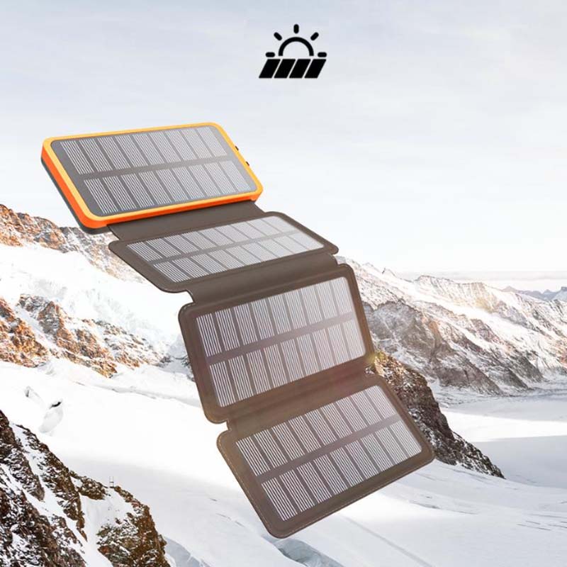 Folding Waterproof Solar Power Bank