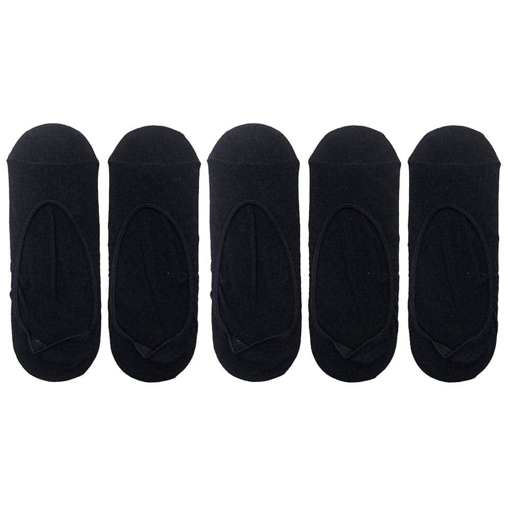 Footies 5 pairs (black or white)
