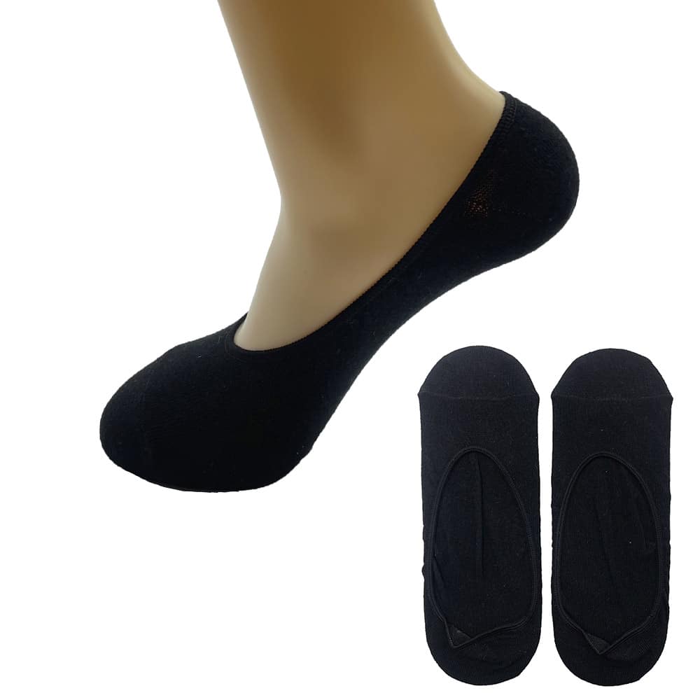 Footies 5 pairs (black or white)