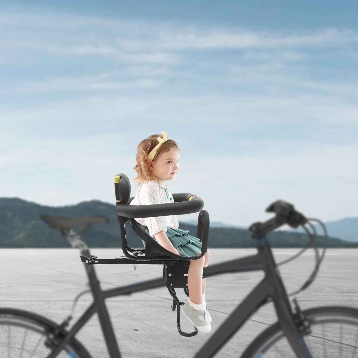 Front-Mounted Baby Bike Seat for Toddlers (8 Months–6 Years)