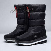 Frozelle Mid Calf Insulated Snow Boots