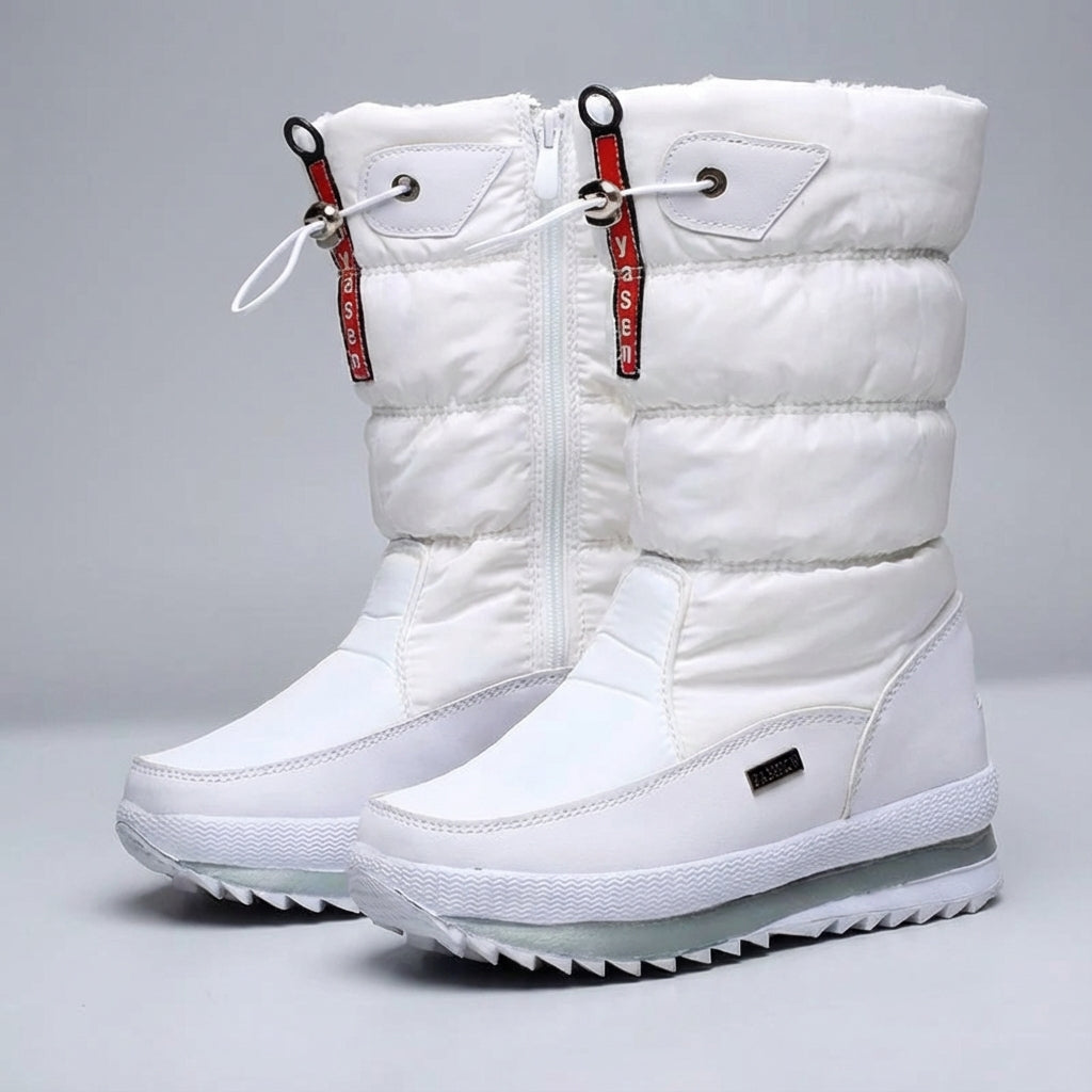 Frozelle Mid Calf Insulated Snow Boots