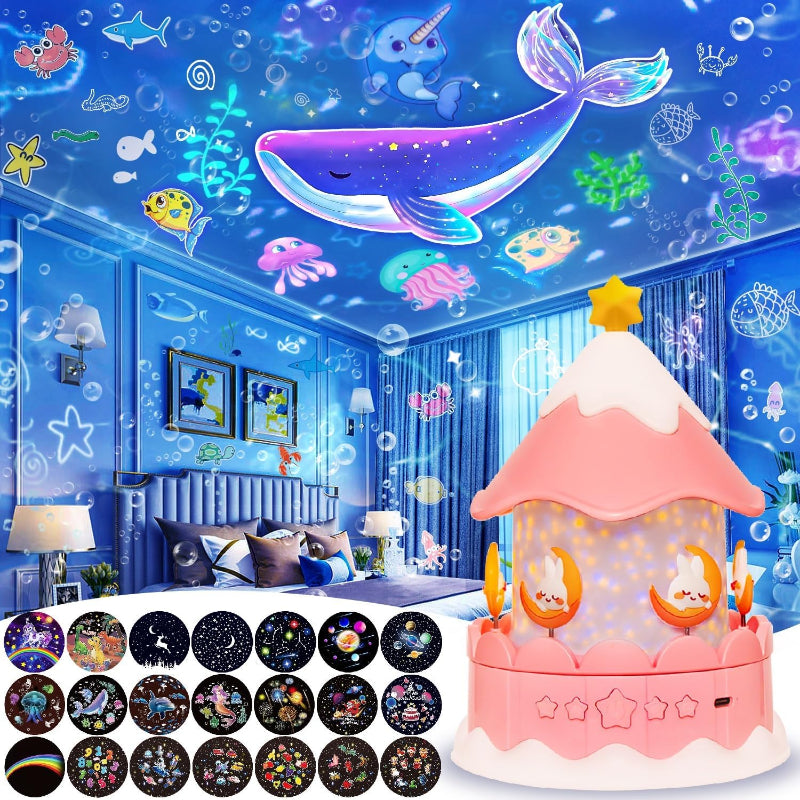 Galaxy Projector Night Light with 360° Rotation