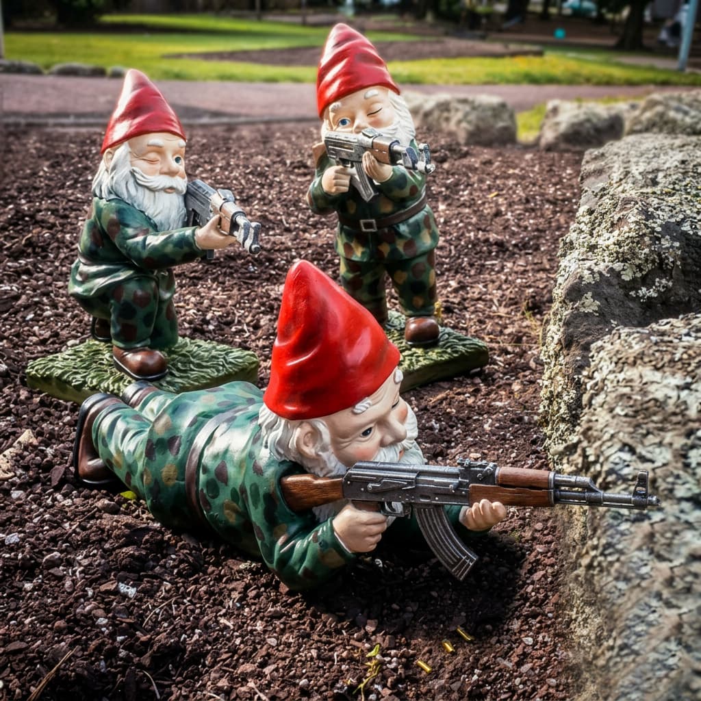 Garden Gnome Warriors