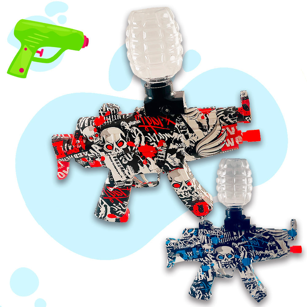Gel Blaster Electric Machine Gun - includes gel balls - range of 20+ meters -