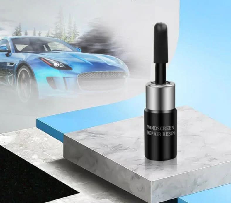 Glass Repair Kit with Resin – Fast and Effective Repair of Cracks for Windshields and Mirrors