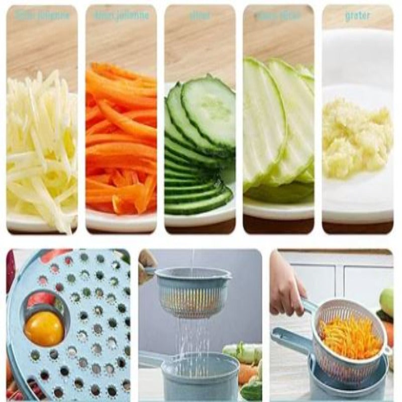 Globetrek° MultiChopper: 12 I 1 Multifunctional Food Chopper