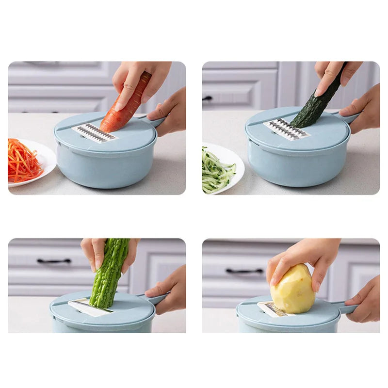 Globetrek° MultiChopper: 12 I 1 Multifunctional Food Chopper