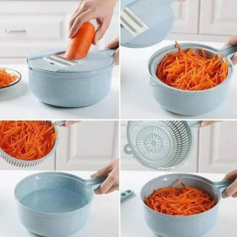 Globetrek° MultiChopper: 12 I 1 Multifunctional Food Chopper