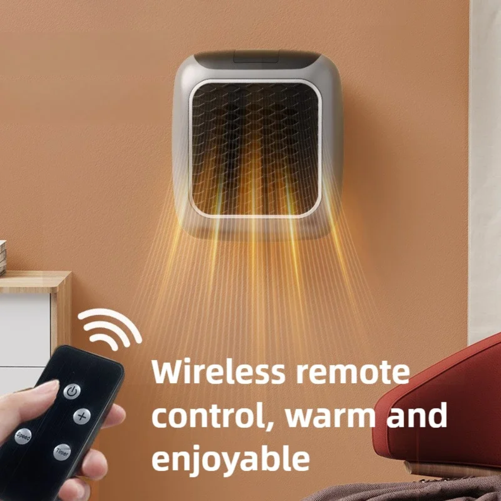 Globetrek Portable Heater: Portable Energy Efficient Plug-In Wall-Mounted Heating Device