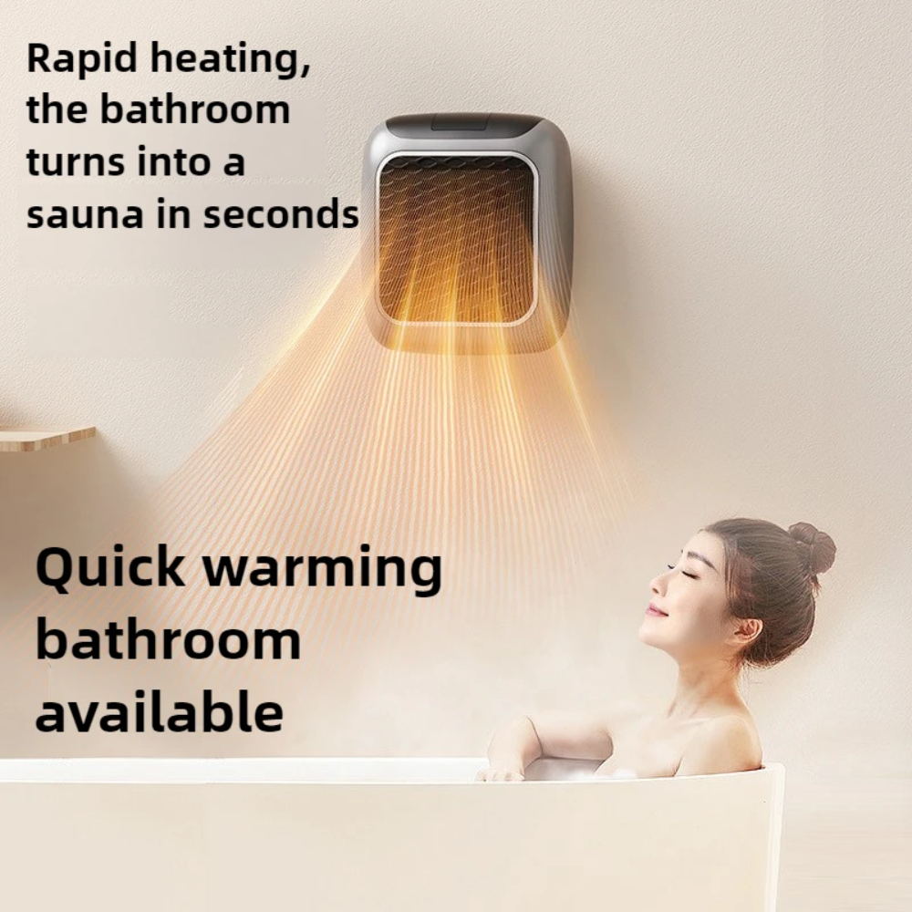 Globetrek Portable Heater: Portable Energy Efficient Plug-In Wall-Mounted Heating Device