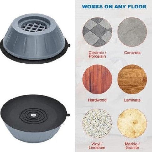 Globetrek° Washer Stabilizer: Anti Noise And Vibration Washing Machine Support
