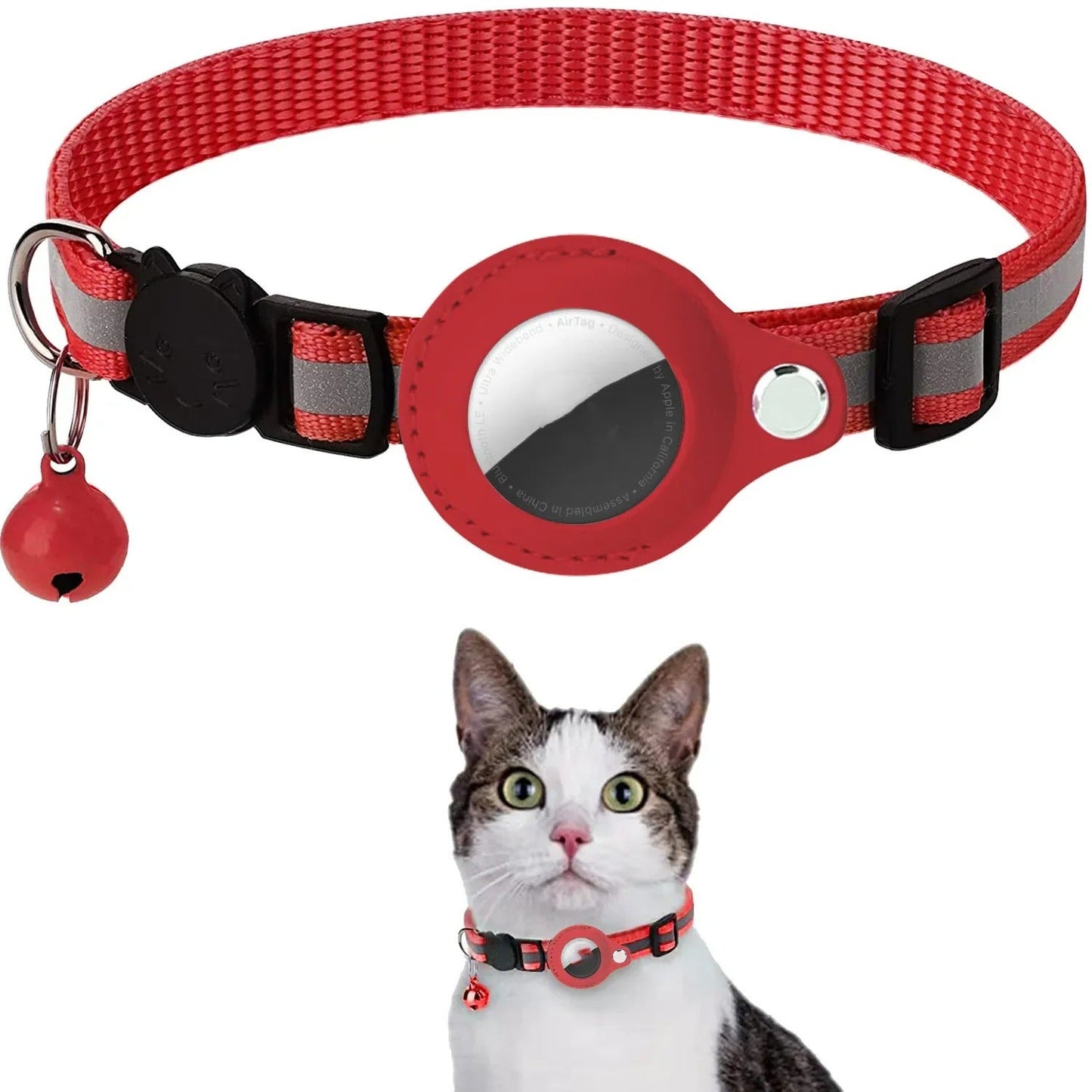 GPS Collar for Cats - Safe and Reflective