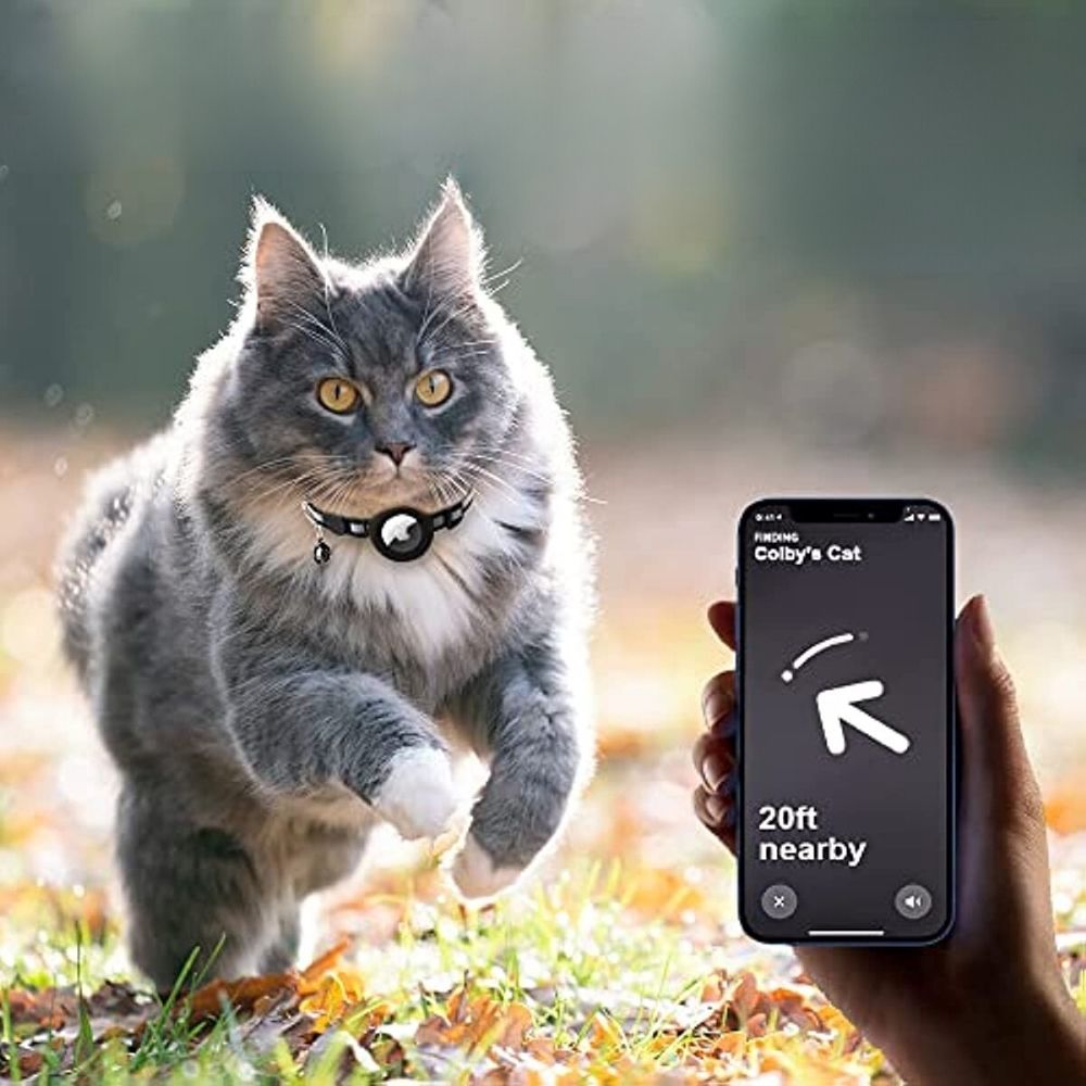 GPS Collar for Cats - Safe and Reflective