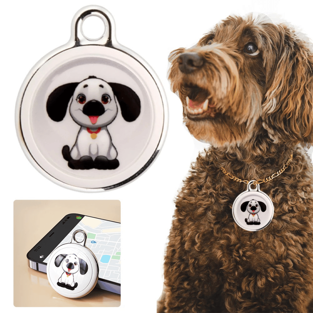 GPS Locator for Pets with Real-Time Tracking and Sound Alarm - Waterproof Design for Dogs and Cats