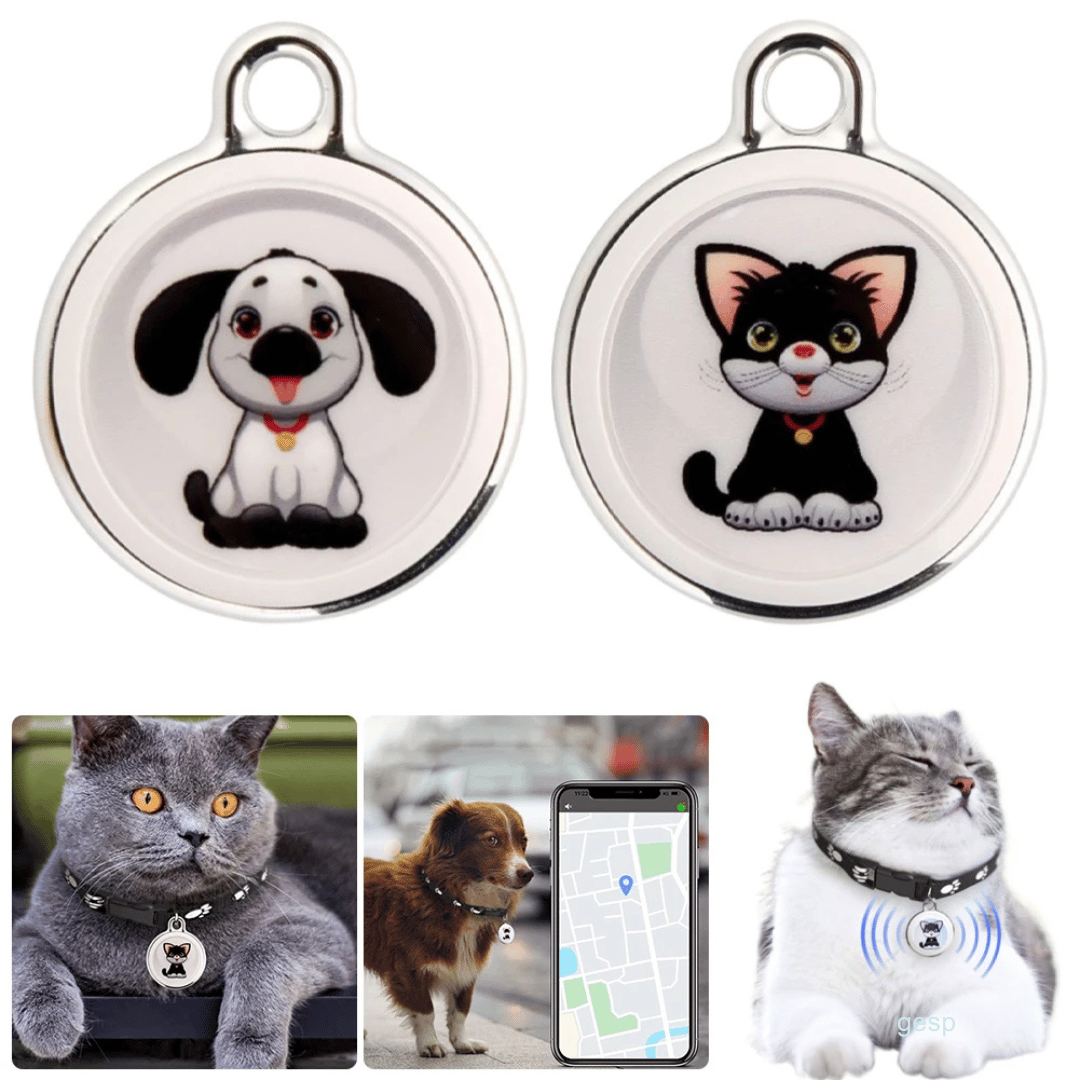 GPS Locator for Pets with Real-Time Tracking and Sound Alarm - Waterproof Design for Dogs and Cats