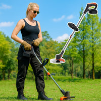 Grass Trimmer & Weed Remover 180W with Telescopic Shaft & Battery