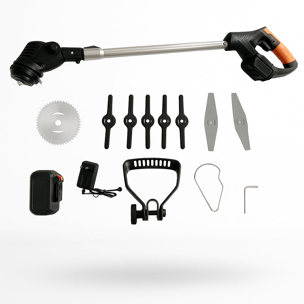 Grass Trimmer & Weed Remover 180W with Telescopic Shaft & Battery