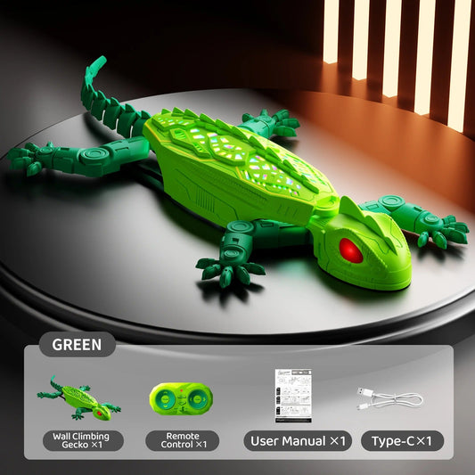 Gravity-Defying RC Wall Climbing Lizard Toy