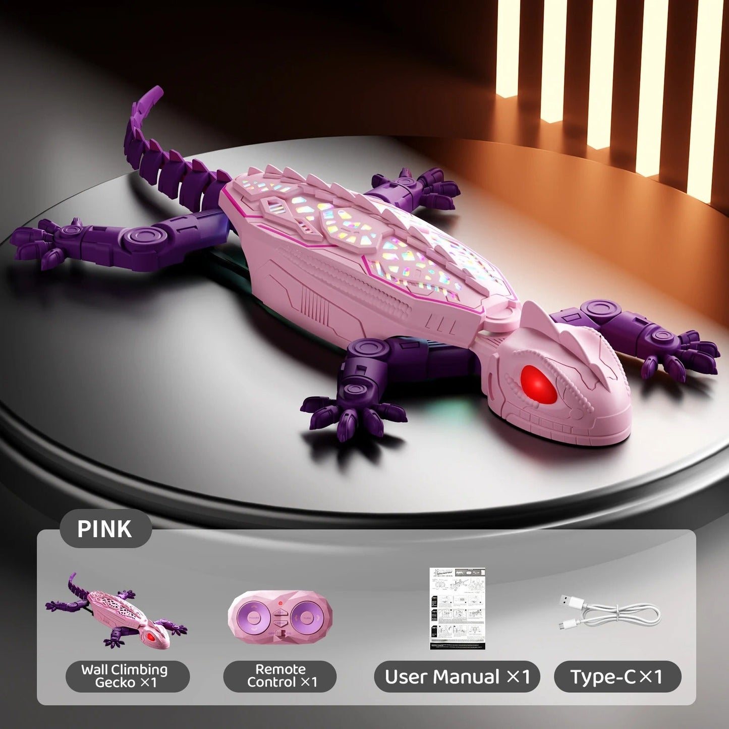 Gravity-Defying RC Wall Climbing Lizard Toy