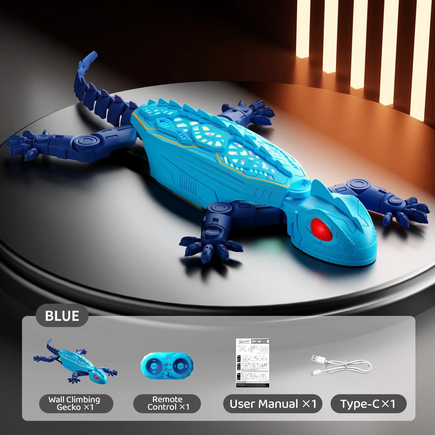 Gravity-Defying RC Wall Climbing Lizard Toy