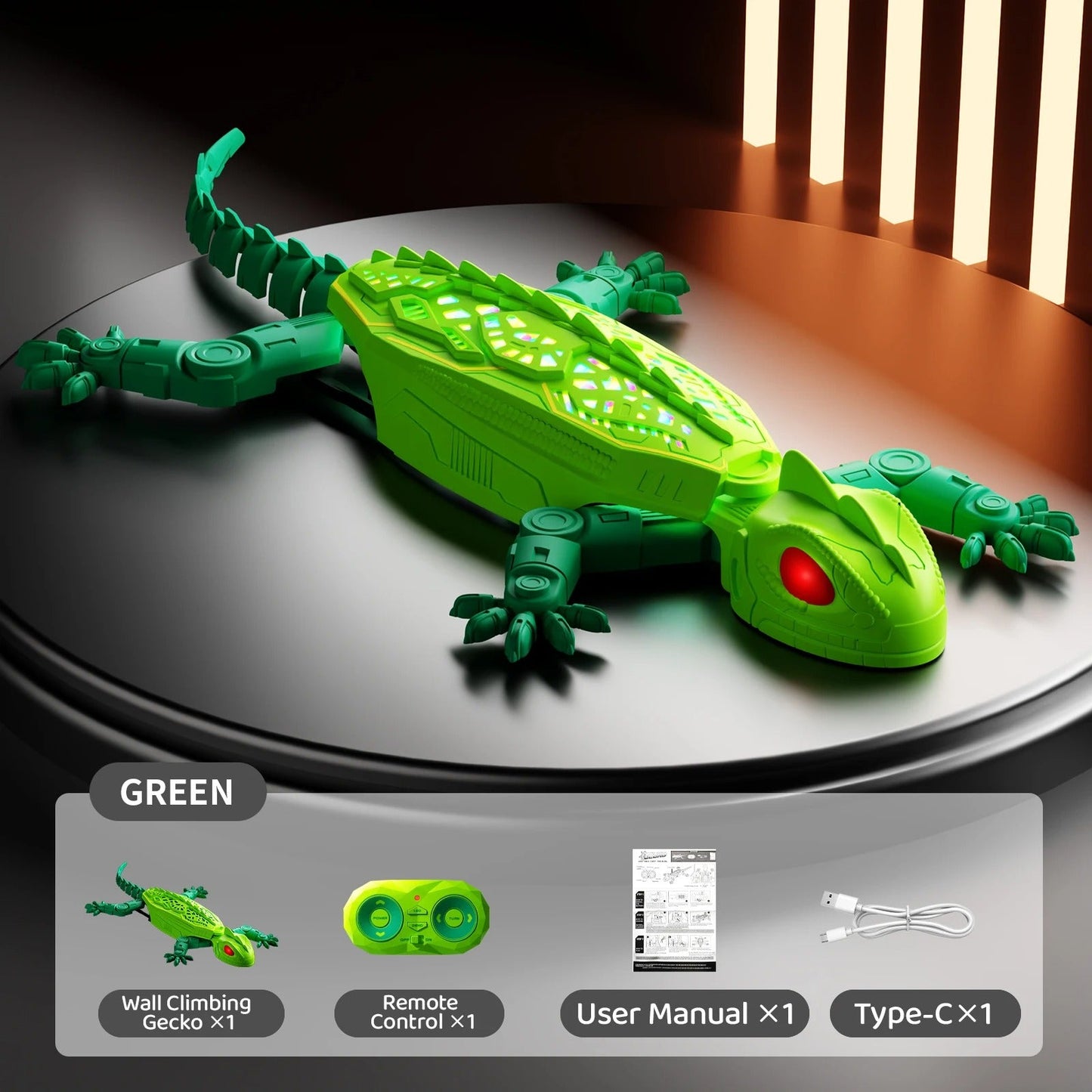Gravity-Defying RC Wall Climbing Lizard Toy