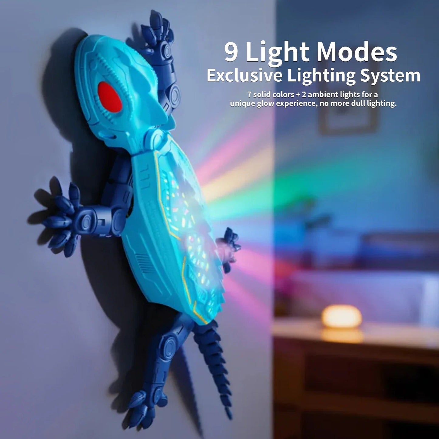 Gravity-Defying RC Wall Climbing Lizard Toy