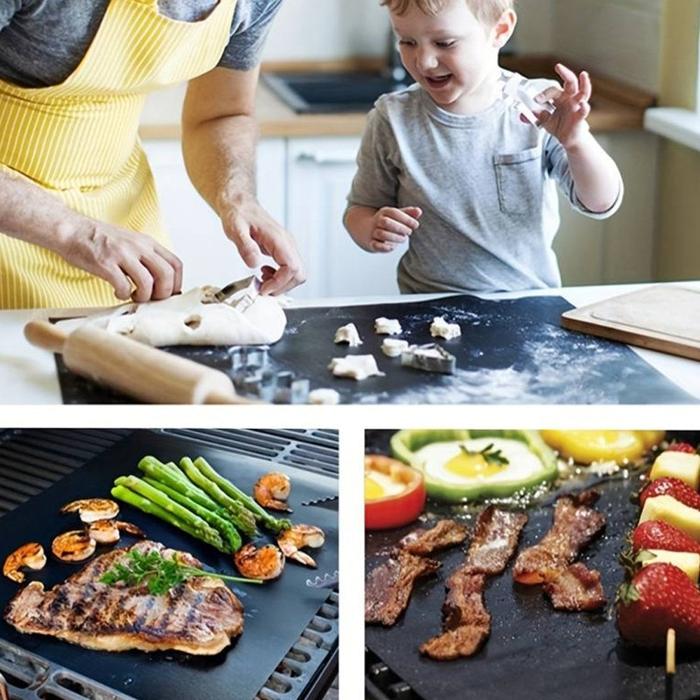Grill/Grilling Mat Teflon Nonstick (5 pcs)