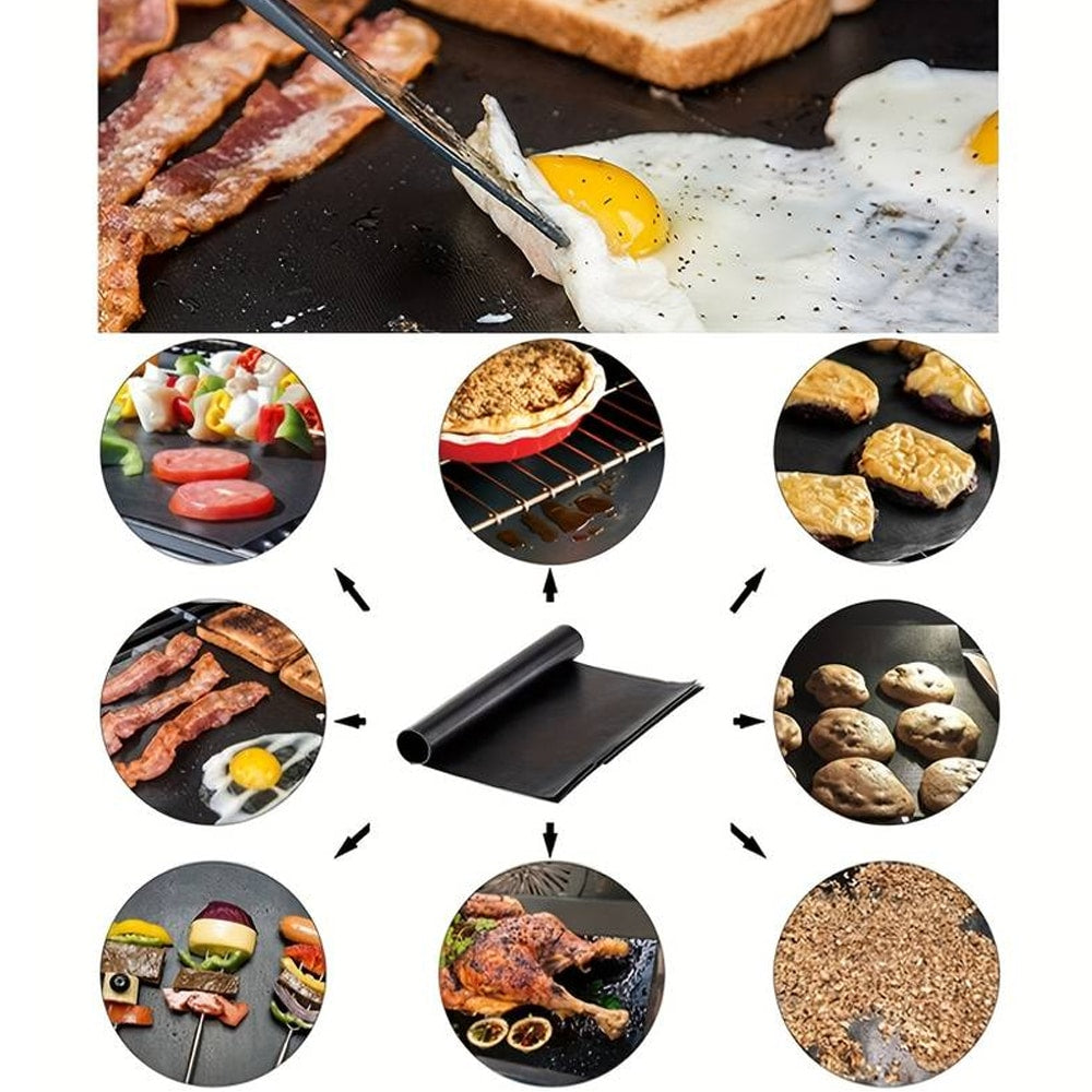 Grill/Grilling Mat Teflon Nonstick (5 pcs)