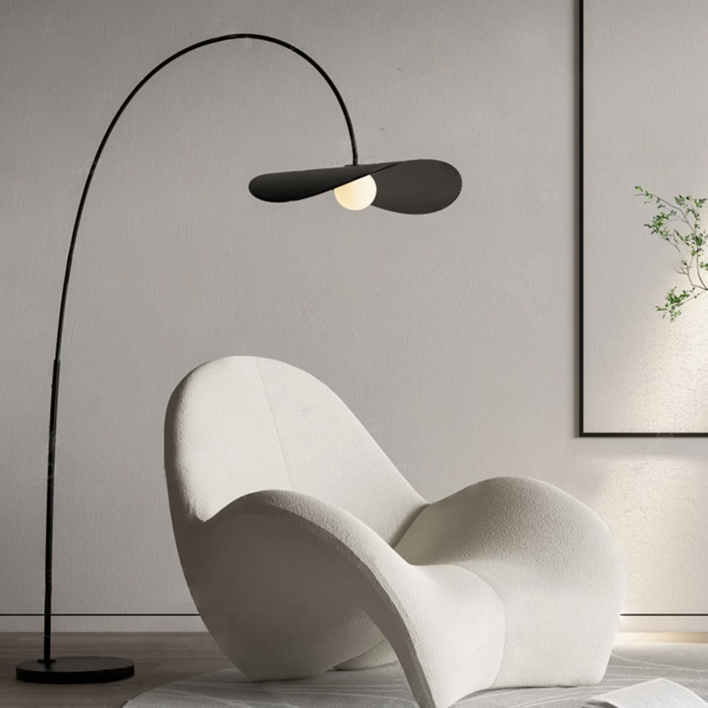 Handcrafted Iron & Acrylic Floor Lamp