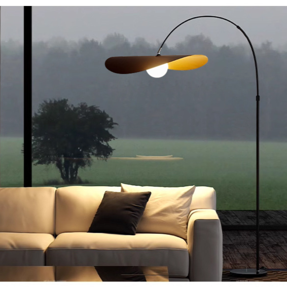 Handcrafted Iron & Acrylic Floor Lamp