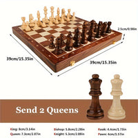 Handcrafted Premium Wooden Chess Set for Competitive Play