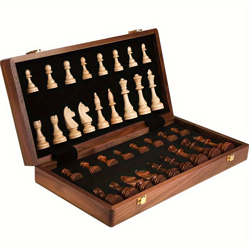 Handcrafted Premium Wooden Chess Set for Competitive Play
