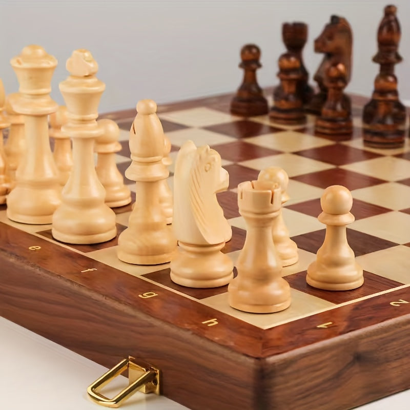Handcrafted Premium Wooden Chess Set for Competitive Play