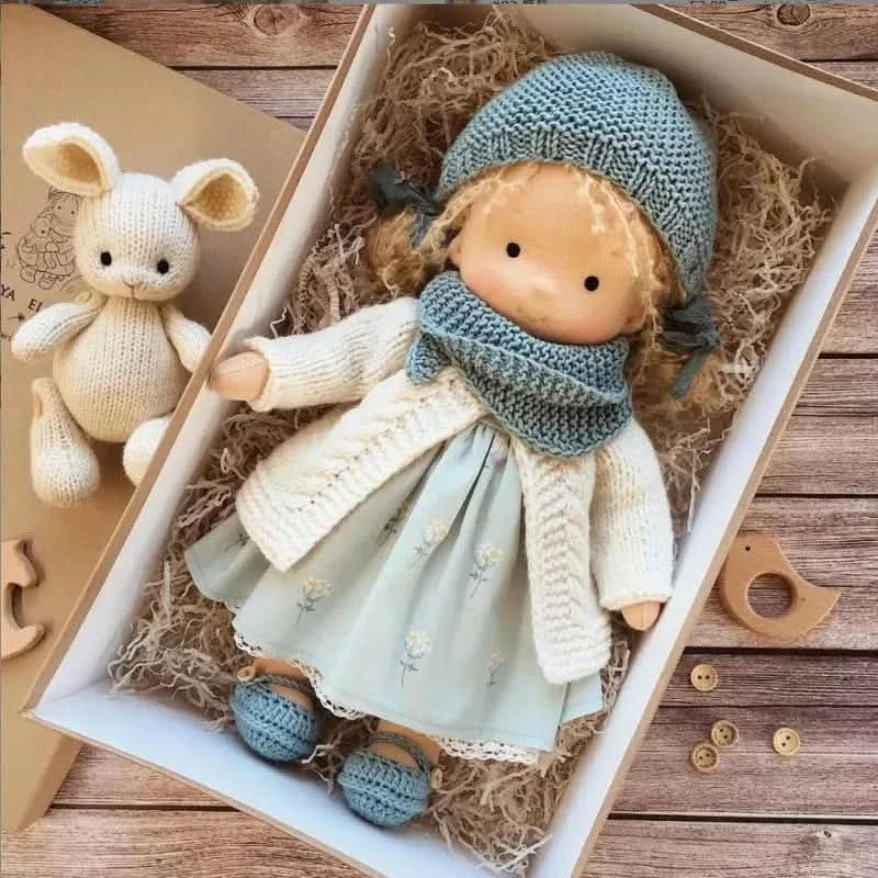 Handmade Plush Doll – Waldorf Style Elise Toy