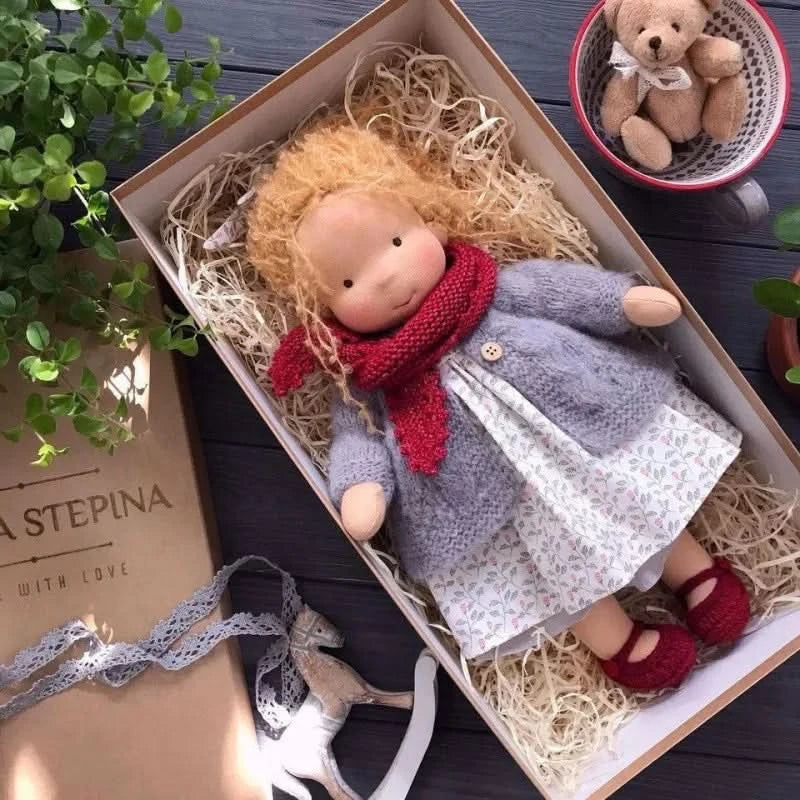 Handmade Plush Doll – Waldorf Style Elise Toy