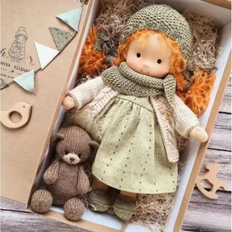 Handmade Plush Doll – Waldorf Style Elise Toy