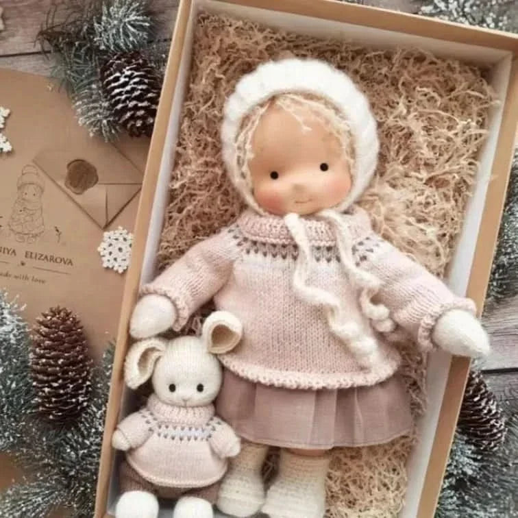 Handmade Plush Doll – Waldorf Style Elise Toy