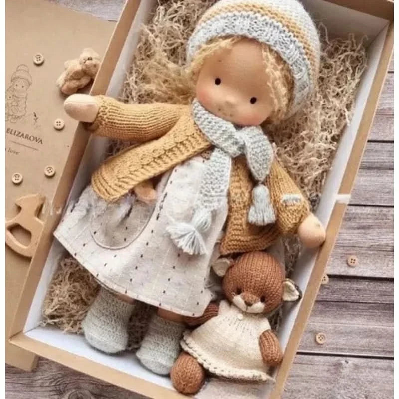 Handmade Plush Doll – Waldorf Style Elise Toy