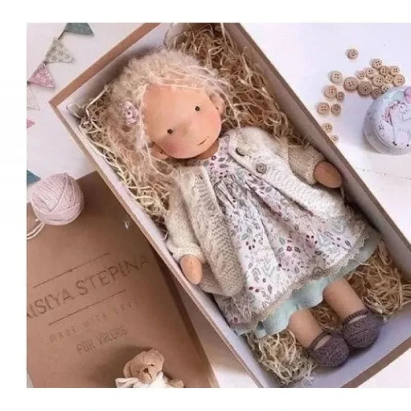 Handmade Plush Doll – Waldorf Style Elise Toy