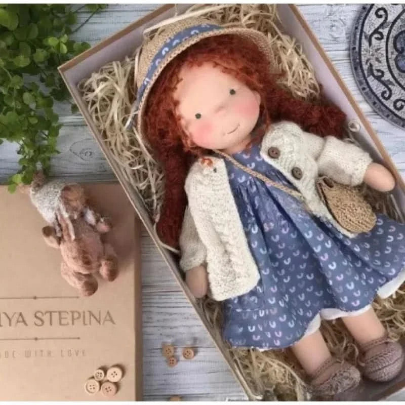 Handmade Plush Doll – Waldorf Style Elise Toy