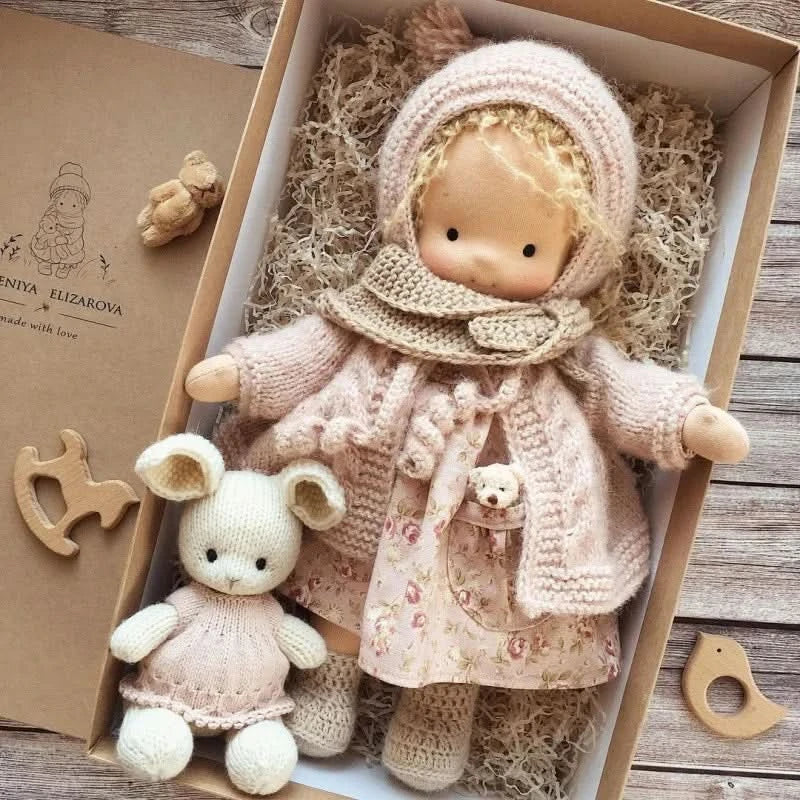 Handmade Plush Doll – Waldorf Style Elise Toy