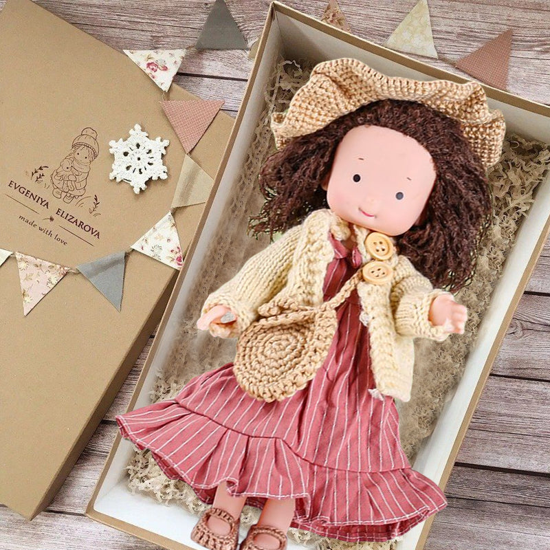 Handmade Waldorf Doll for Toddlers - Natural Look