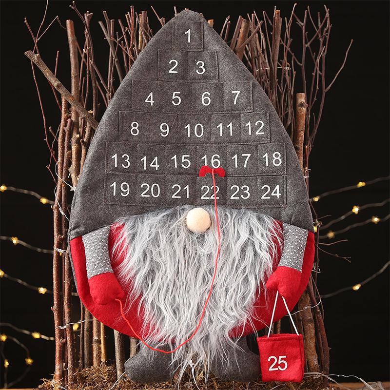 Hanging Santa Christmas Countdown Advent Calendar