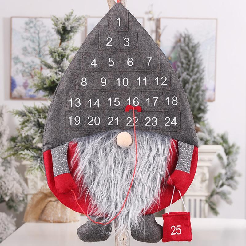 Hanging Santa Christmas Countdown Advent Calendar