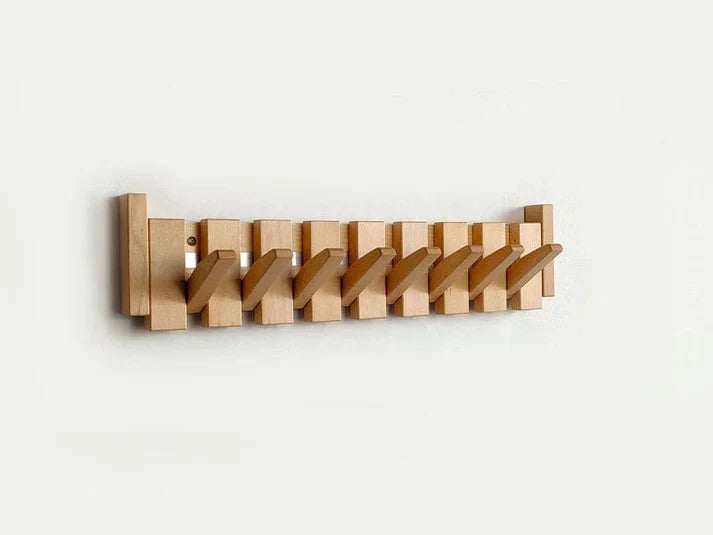 HarmonyCoat™ Wooden Piano Coat Rack – Stylish Wall Decoration & Practical Storage